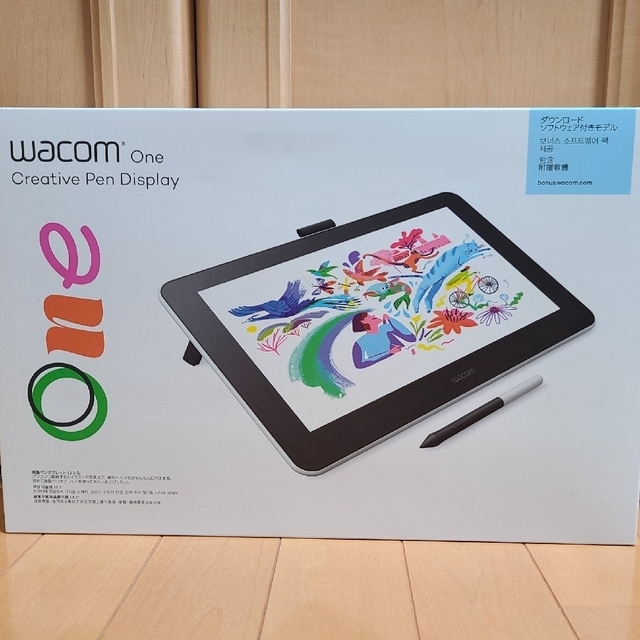 【動作確認済み】Wacom One 2020年製！画面保護フィルム貼り付け済み！