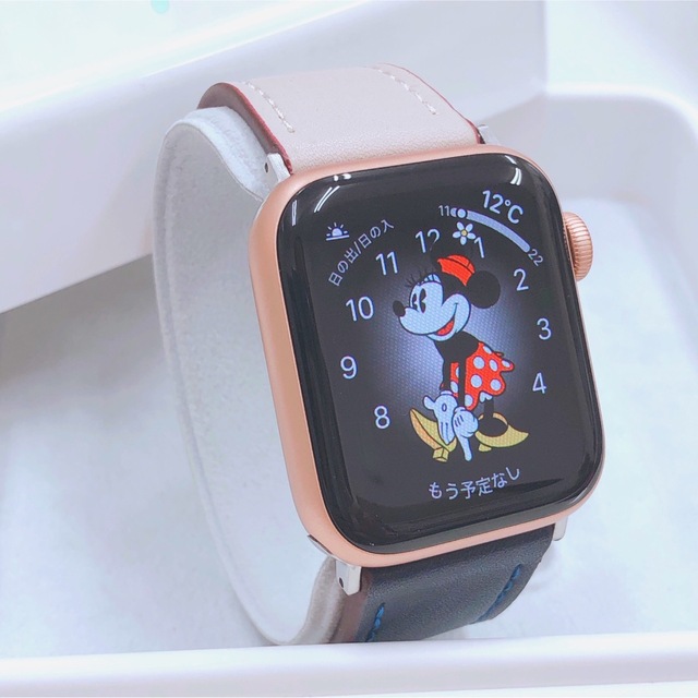 1140 アップルウォッチ　HERMES ブラック　Apple Watch