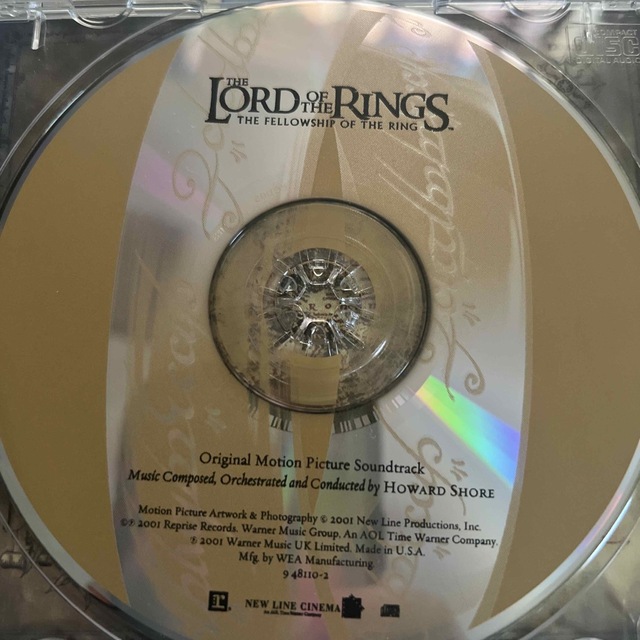 【中古】ロード・オブ・ザ・リング-US盤サントラ CD エンタメ/ホビーのCD(映画音楽)の商品写真