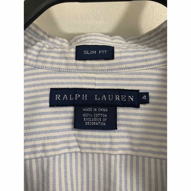 Ralph Lauren(ラルフローレン)の[ 美品 ] ラルフローレン オックスフォードシャツ ポニー刺繍 水色 S程度 レディースのトップス(シャツ/ブラウス(長袖/七分))の商品写真