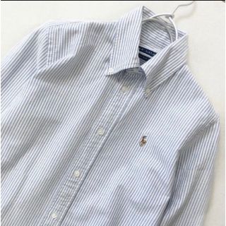 ラルフローレン(Ralph Lauren)の[ 美品 ] ラルフローレン オックスフォードシャツ ポニー刺繍 水色 S程度(シャツ/ブラウス(長袖/七分))