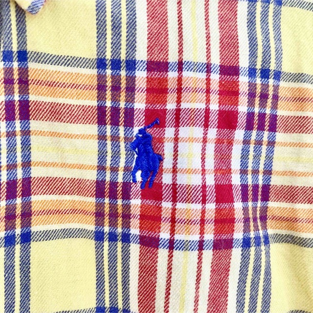 Ralph Lauren(ラルフローレン)の【美品】Ralph Lauren チェックシャツ 100 キッズ/ベビー/マタニティのキッズ服男の子用(90cm~)(ブラウス)の商品写真