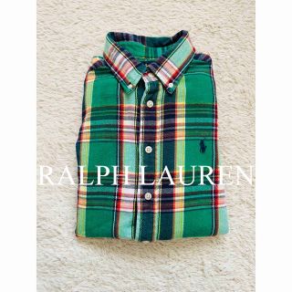 ポロラルフローレン(POLO RALPH LAUREN)の美品　ポロ　ラルフローレン　チェック　シャツ　トップス　ブラウス　人気　完売(シャツ/ブラウス(長袖/七分))