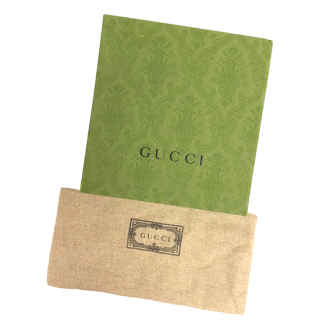 Gucci(グッチ)のグッチ GGデニム ベルト レザー ブルー ブラウン 90cm 678694 GUCCI 横浜BLANC レディースのファッション小物(ベルト)の商品写真