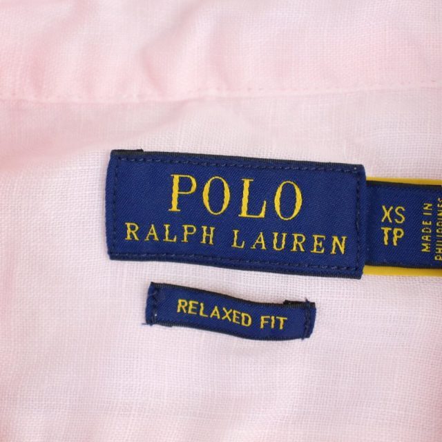 POLO RALPH LAUREN(ポロラルフローレン)のPOLO RALPH LAUREN RELAXED FIT シャツ XS ピンク メンズのトップス(シャツ)の商品写真