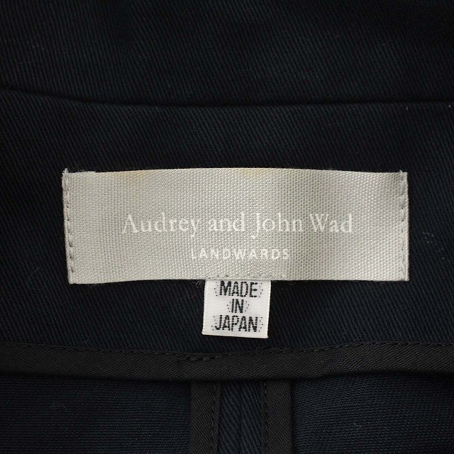 audrey and john wad(オードリーアンドジョンワッド)のAudrey and john wad チェスターコート カットオフ ネイビー レディースのジャケット/アウター(その他)の商品写真