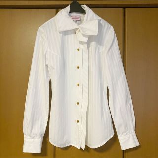 ヴィヴィアンウエストウッド(Vivienne Westwood)のVivienne Westwood 変形衿ブラウス(シャツ/ブラウス(長袖/七分))