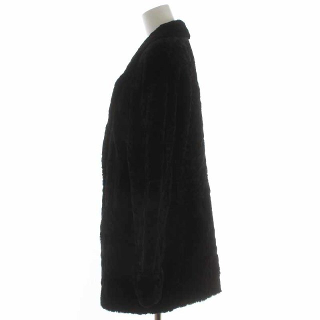 EMBA シルキーラムリアルファージャケット 毛皮コート 13 L 黒 1