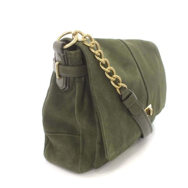 COACH(コーチ)のコーチ ショルダーバッグ ワンショルダー チェーン スエード 17845 鞄 緑 レディースのバッグ(ショルダーバッグ)の商品写真