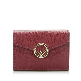 フェンディ(FENDI)の美品 フェンディ エフ イズ 三つ折り財布 8M0395 レザー レディース FENDI 【1-0098205】(財布)