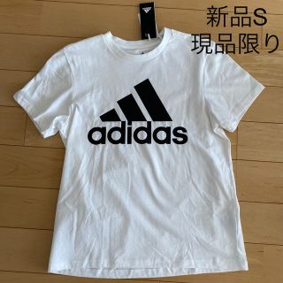 アディダス(adidas)の新品　アディダス　半袖　Tシャツ　S  白　ホワイト　レディース(Tシャツ(半袖/袖なし))