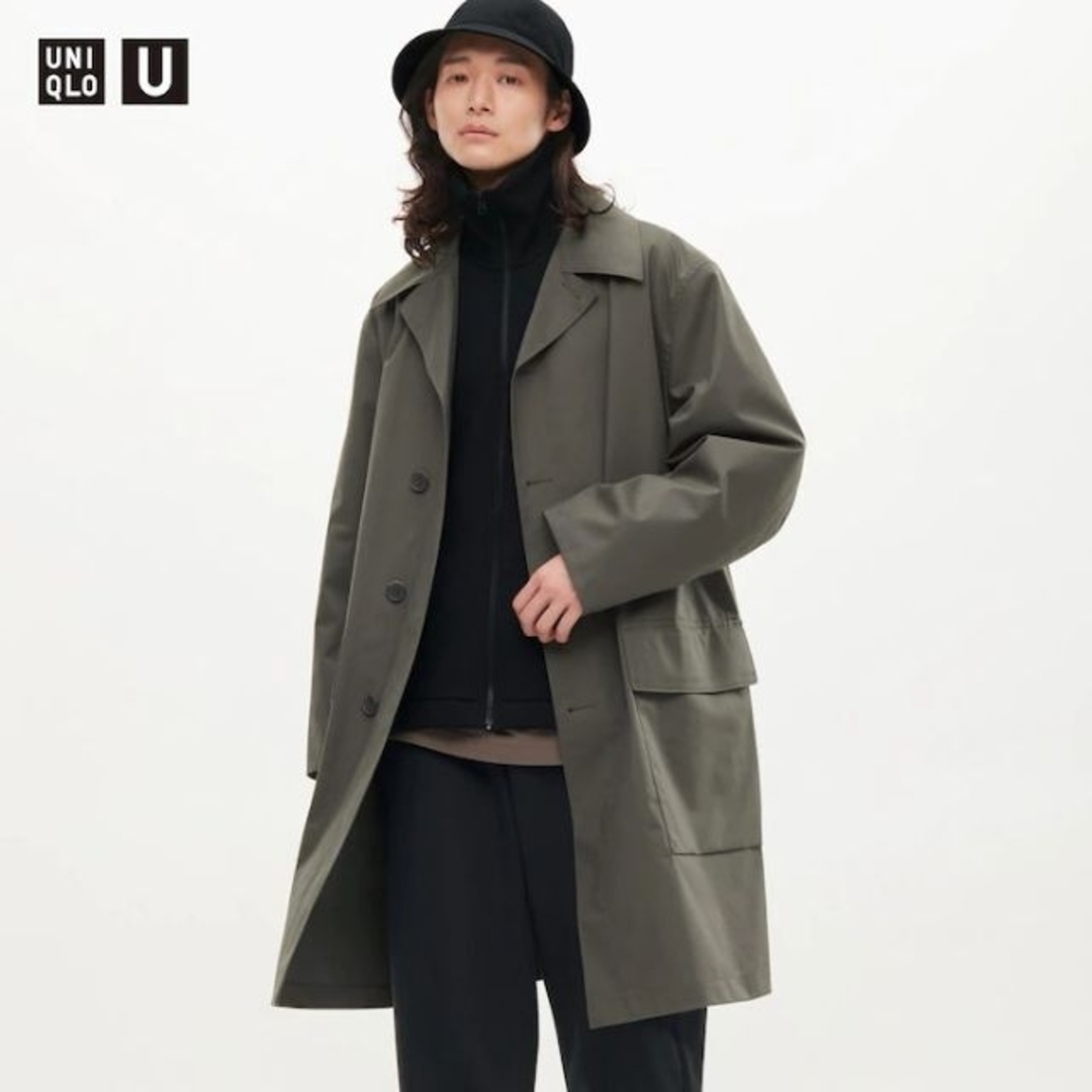 UNIQLO U ユニクロユー ブロックテックコート フーデッドコート