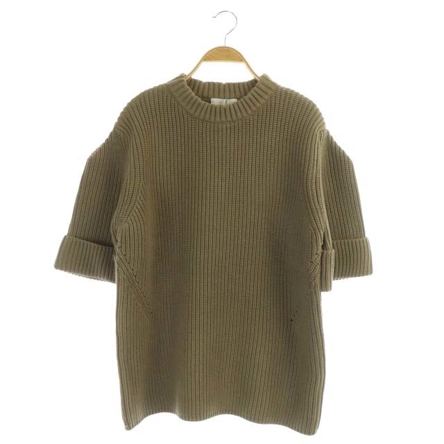 クラネ 22AW OVER HALF SLEEVE KNIT TOPS ニット