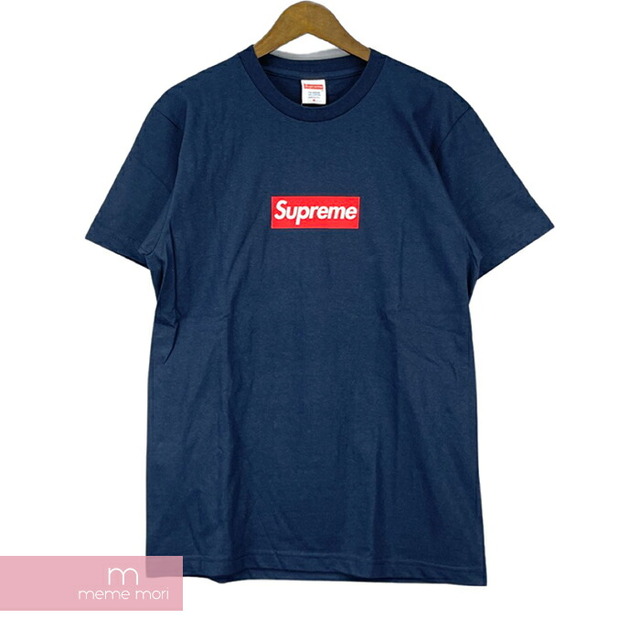 Supreme 2014SS 20th Anniversary BOX Logo Tee シュプリーム 20周年記念ボックスロゴTシャツ 半袖 ネイビー サイズM【210708】【新古品】【me04】