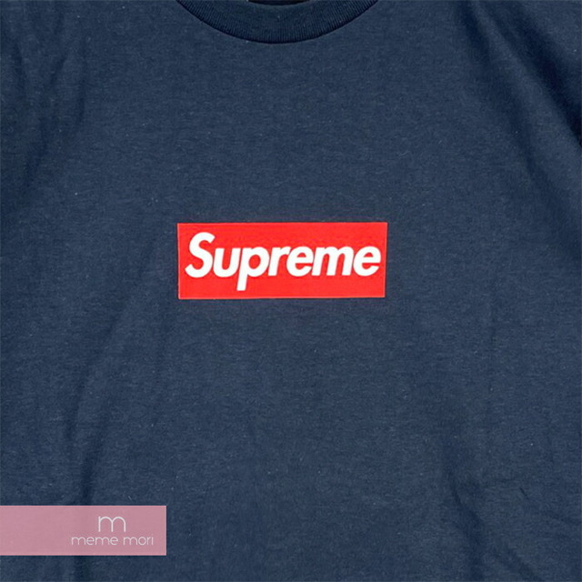 Supreme 2014SS 20th Anniversary BOX Logo Tee シュプリーム 20周年記念ボックスロゴTシャツ 半袖 ネイビー サイズM【210708】【新古品】【me04】