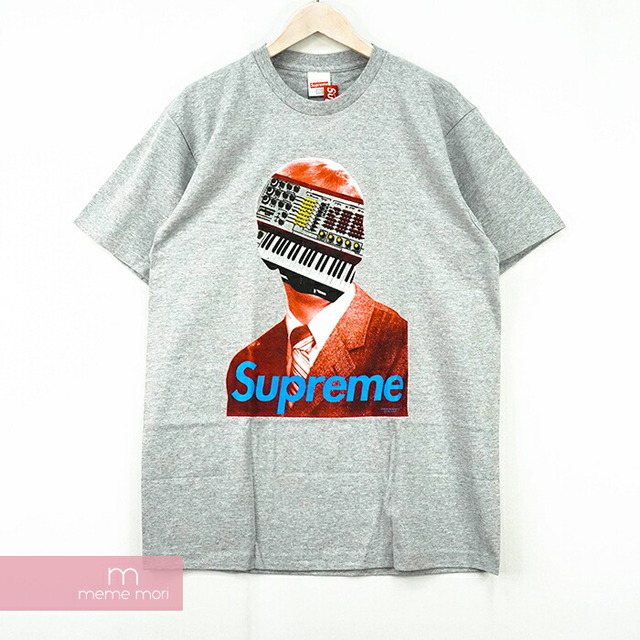 Supreme×UNDER COVER 2015SS Synhead Tee シュプリーム×アンダーカバー シンヘッドTシャツ 半袖 カットソー プリント シンセサイザー グレー サイズS【210521】【新古品】【me04】