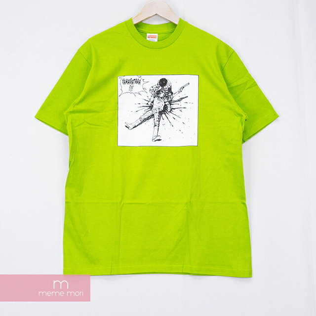 Tシャツ/カットソー(半袖/袖なし)Supreme×AKIRA 2017AW Yamagata Tee Lime シュプリーム×アキラ ヤマガタTシャツ ライム 半袖カットソー プリント ライトグリーン サイズM【200816】【新古品】【me04】