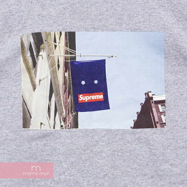 SUPREME シュプリーム 19AW Banner Tee バナー ショートスリーブ Tシャツ グレー 半袖シャツ