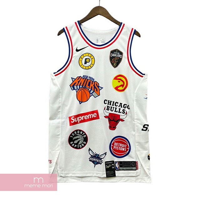 オイルペイント Supreme×NIKE×NBA 2018SS Authentic Jersey