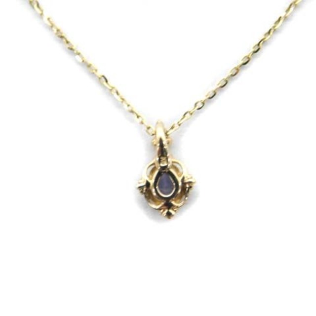 ノジェス タンザナイトネックレス K10 K5 ダイヤモンド 0.006ct