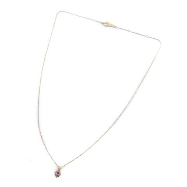 ノジェス タンザナイトネックレス K10 K5 ダイヤモンド 0.006ct
