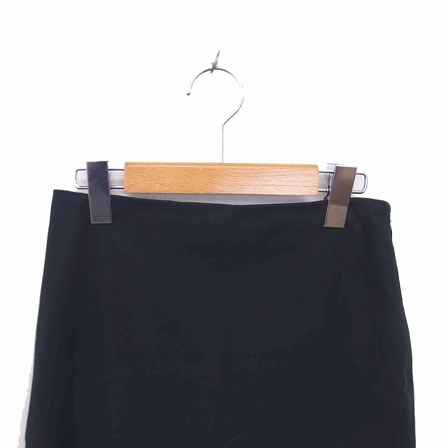 Ralph Lauren(ラルフローレン)のアールエルラルフローレン 国内正規品 タイト スカート ひざ丈 薄手 7 黒 レディースのスカート(ひざ丈スカート)の商品写真