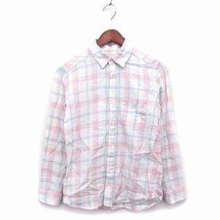TOUJOURS 綿ローンヘンリーネックブラウス試着