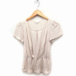 スーナウーナ(SunaUna)のスーナウーナ Sunauna ペプラム カットソー Tシャツ 半袖 無地 38(カットソー(半袖/袖なし))