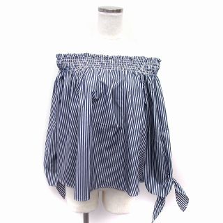 ロペピクニック(Rope' Picnic)のロペピクニック ROPE Picnic ストライプ柄 オフショルダー ブラウス(シャツ/ブラウス(長袖/七分))