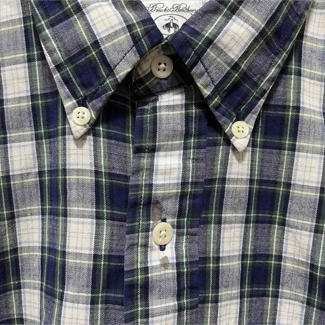 Brooks Brothers(ブルックスブラザース)の古着 Brooks Brothers ブルックスブラザーズ 長袖 チェックシャツ メンズのトップス(シャツ)の商品写真