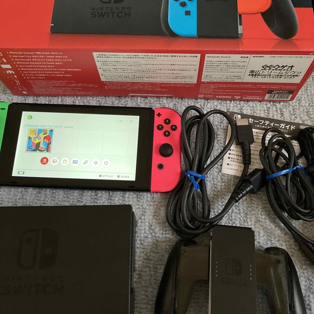 最短翌日発送可 Nintendo Switch JOY-CON(L)(R) 本体セット中古動作品