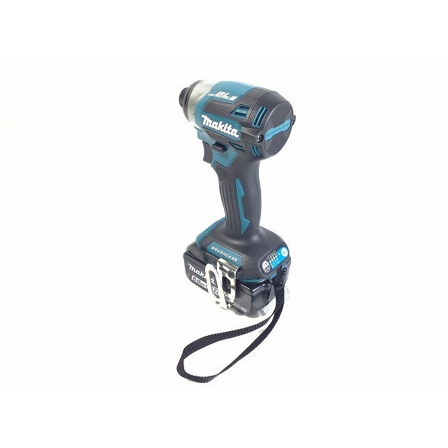 ☆未使用品 最新型☆makita マキタ 18V 充電式インパクトドライバ TD173DRGX 青/ブルー バッテリー2個(18V 6.0Ah) 充電器 ケース付 70577