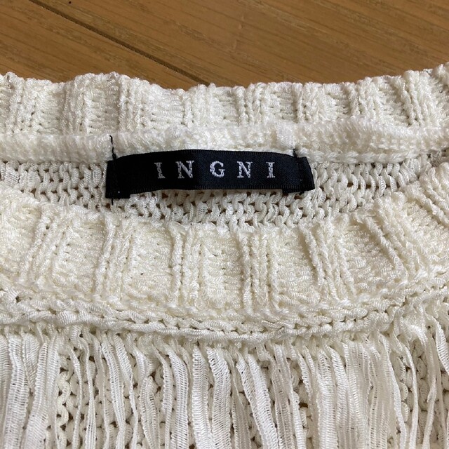 INGNI(イング)の新品　INGNI ボーダー透けタンクトップ レディースのトップス(タンクトップ)の商品写真