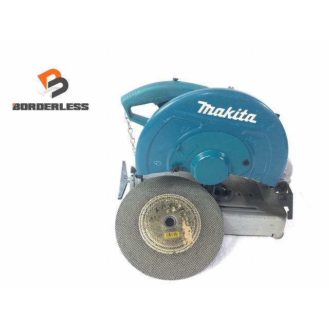 工具☆比較的綺麗です☆ makita マキタ 355mm 切断機 LW1401 高速切断機 高速カッター 14イン14インチ 鉄工用 押切機 100V コード式 69990