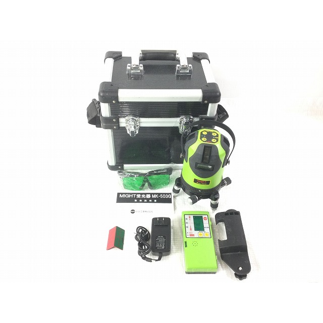 ☆中古品☆ might マイト工業 MLS-443G レーザー墨出し器 受光器 ☆中古品☆ might マイト工業 MLS-443G レーザー墨出し器 受光器