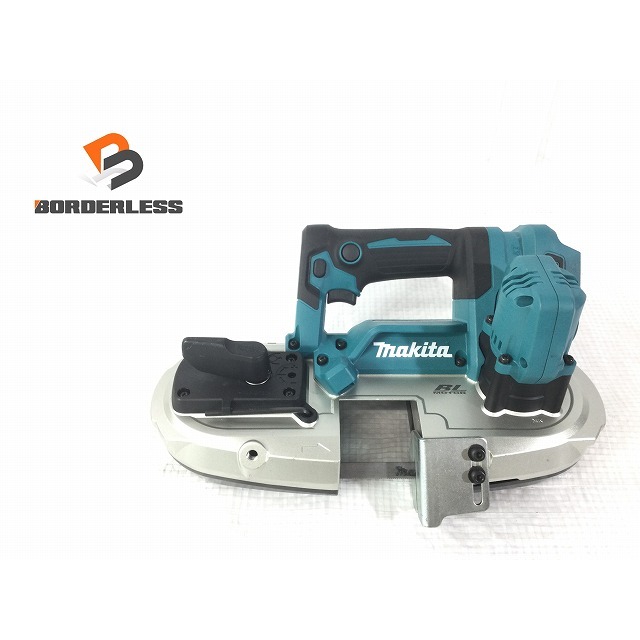 ☆比較的綺麗☆makita マキタ 18V 充電式ポータブルバンドソー PB184D 本体のみ 帯鋸切断機 鉄工用 切断機 70517