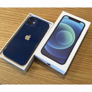 アップル(Apple)のApple iPhone 12 mini 128GB ブルー 【SIMフリー】(携帯電話本体)