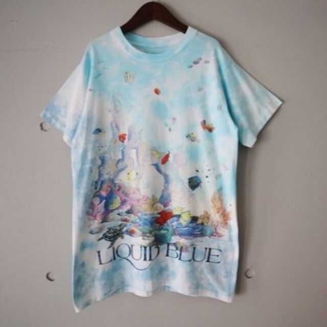 90s Liquid Blue リキッドブルー Tシャツ