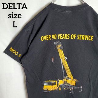 デルタ(DELTA)のDELTA アメリカ製　クレーン　プリント　Tシャツ　古着　希少　夏　アメカジ(Tシャツ/カットソー(半袖/袖なし))