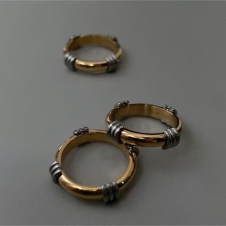 エンフォルド(ENFOLD)のContrast point rope ring No.758(リング(指輪))