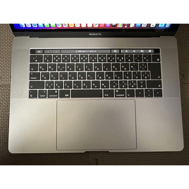 MacBook pro 2019 15インチ 新品バッテリーi7/256GB 最新発見 www