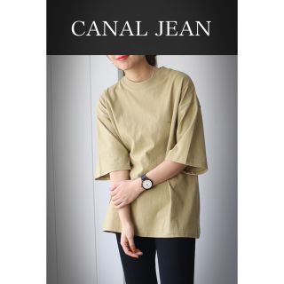 キャナルジーン(CANAL JEAN)のCANAL JEAN 完売品　定価6160円　コットンTシャツ(Tシャツ(半袖/袖なし))