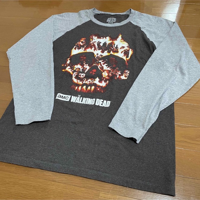 古着 ウォーキングデッド プリントロンＴ ラグラン メンズのトップス(Tシャツ/カットソー(七分/長袖))の商品写真
