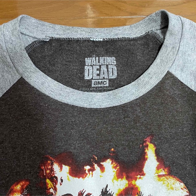 古着 ウォーキングデッド プリントロンＴ ラグラン メンズのトップス(Tシャツ/カットソー(七分/長袖))の商品写真