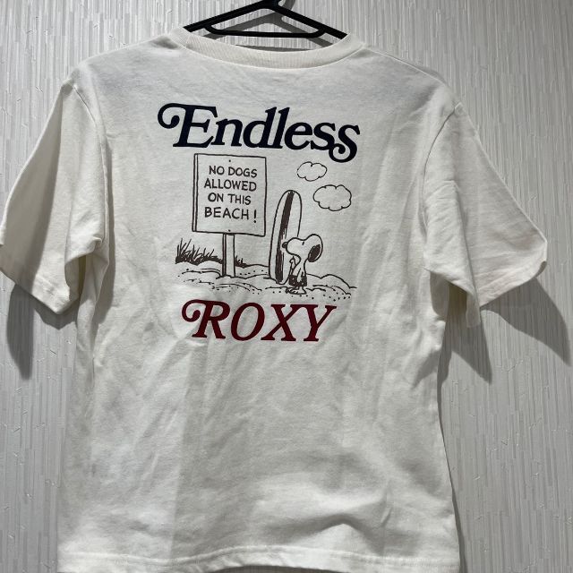 Roxy(ロキシー)の[ロキシー] Tシャツ PEANUTS RG TEE キッズ　白　120㎝ キッズ/ベビー/マタニティのキッズ服女の子用(90cm~)(Tシャツ/カットソー)の商品写真