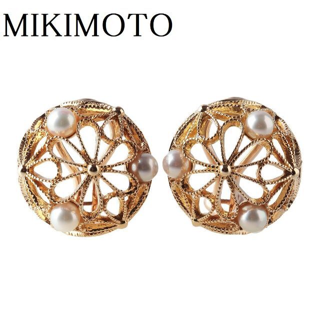 MIKIMOTO ミキモト　ダイヤモンド　ベビーパール　イヤーカフ