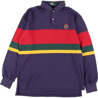 ラルフローレン(Ralph Lauren)の古着 ラルフローレン Ralph Lauren POLO by Ralph Lauren 長袖 ポロシャツ メンズM /eaa313089(ポロシャツ)