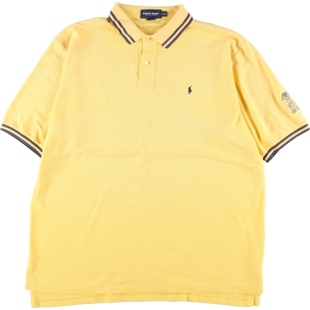 Ralph Lauren(ラルフローレン)の古着 ラルフローレン Ralph Lauren POLO GOLF ポロゴルフ 半袖 ポロシャツ メンズXXL /eaa320051 メンズのトップス(ポロシャツ)の商品写真