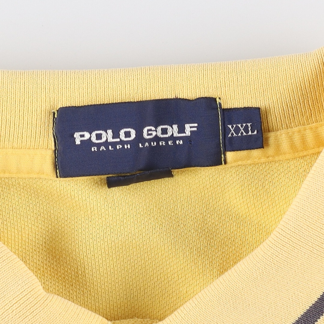 Ralph Lauren(ラルフローレン)の古着 ラルフローレン Ralph Lauren POLO GOLF ポロゴルフ 半袖 ポロシャツ メンズXXL /eaa320051 メンズのトップス(ポロシャツ)の商品写真