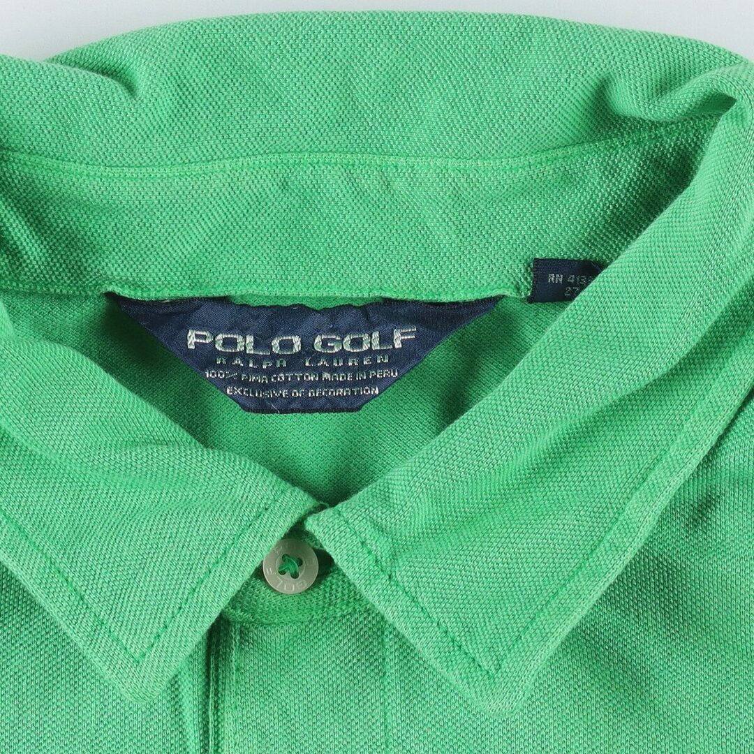 Ralph Lauren(ラルフローレン)の古着 ラルフローレン Ralph Lauren POLO GOLF ポロゴルフ 半袖 ポロシャツ メンズXXL /eaa320884 メンズのトップス(ポロシャツ)の商品写真